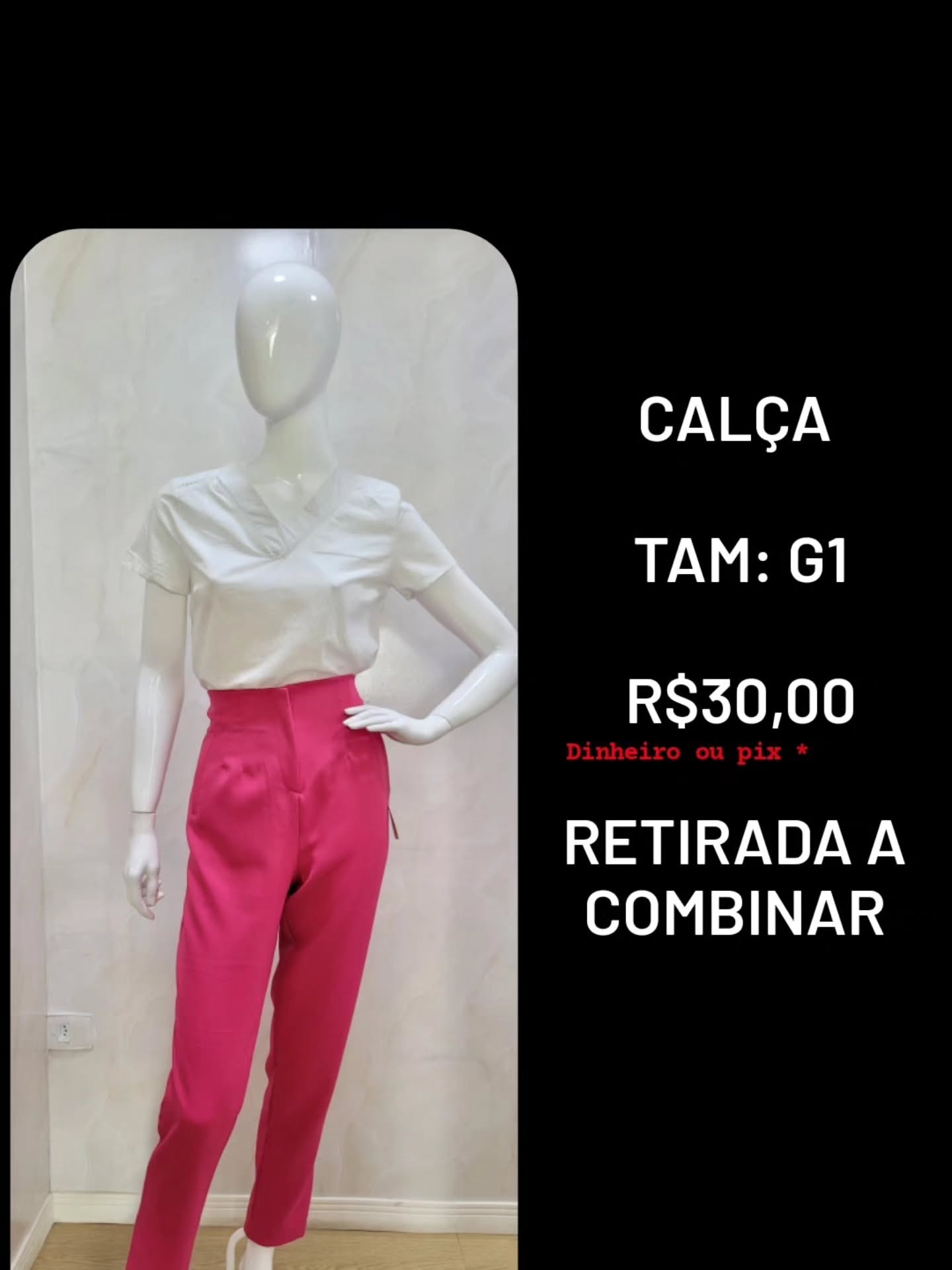 Foto da peça Calça rosa