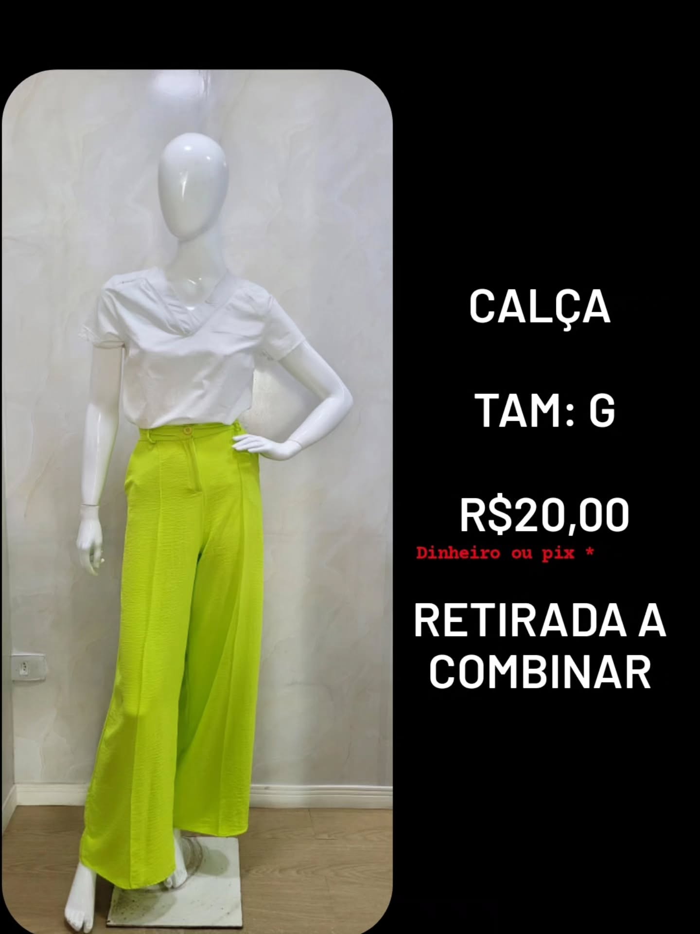 Foto da peça Calça verde