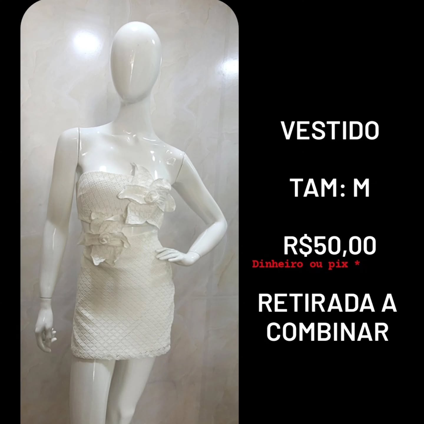 Foto da peça Vestido claro com flores